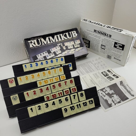 Rummikub Original Game Vintage 1980 Rummy Tile Pressman No 400 Complete w Rules - Picture 7 of 9